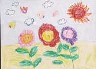 Flowers (Edward He, 4 years old)